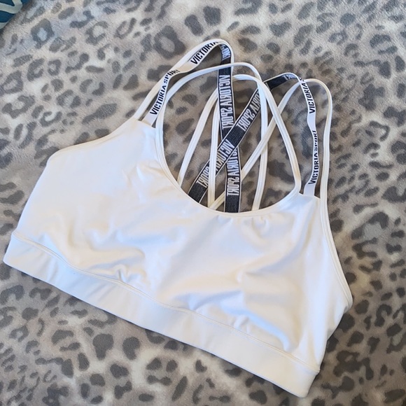 2 VICTORIA’S SECRET Strappy Bras ♥️ White ♥️ XL - Picture 13 of 16